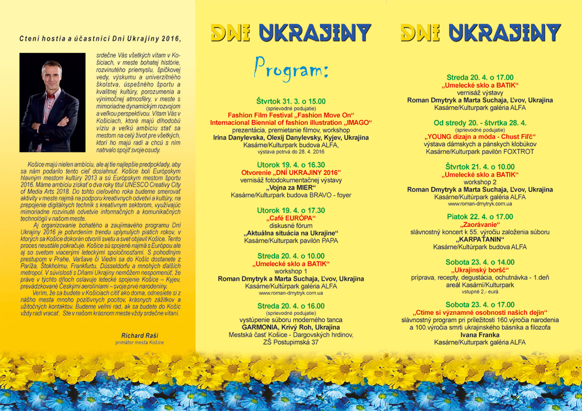 Pozvánka na dni Ukrajiny