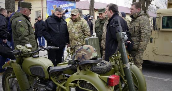 Výstava Ukrajinskej vojenskej techniky